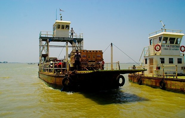 Vessel in Chilika lake